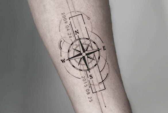 Amazing Compass Tattoos Their Meanings Updated For