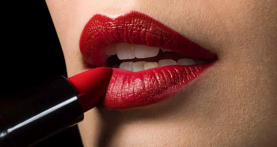 Red Lipstick How Wear Lips Make Up Apply Beauty