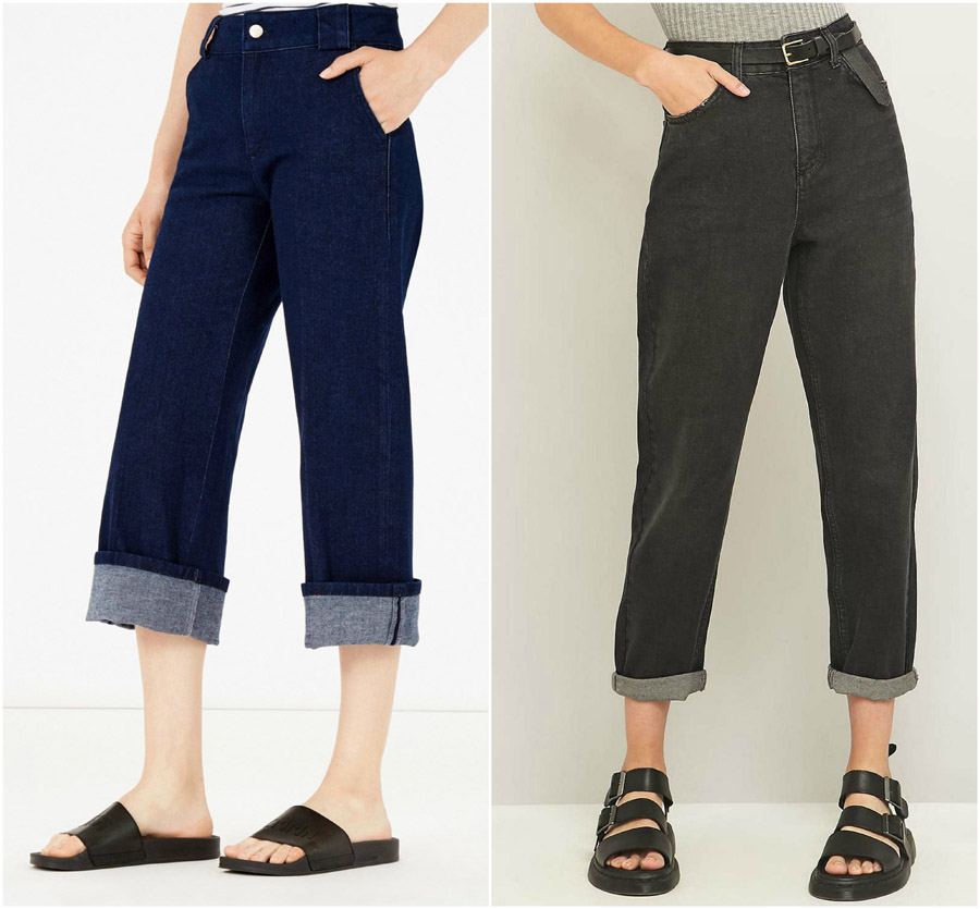 Wide Leg High Waist Jeans Shop Grid Alexie 2