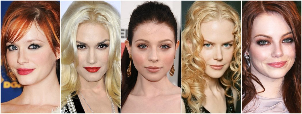 pale celebrities light skin makeup inspiration