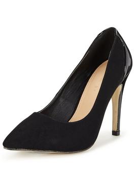 Suede Point Court Shoe