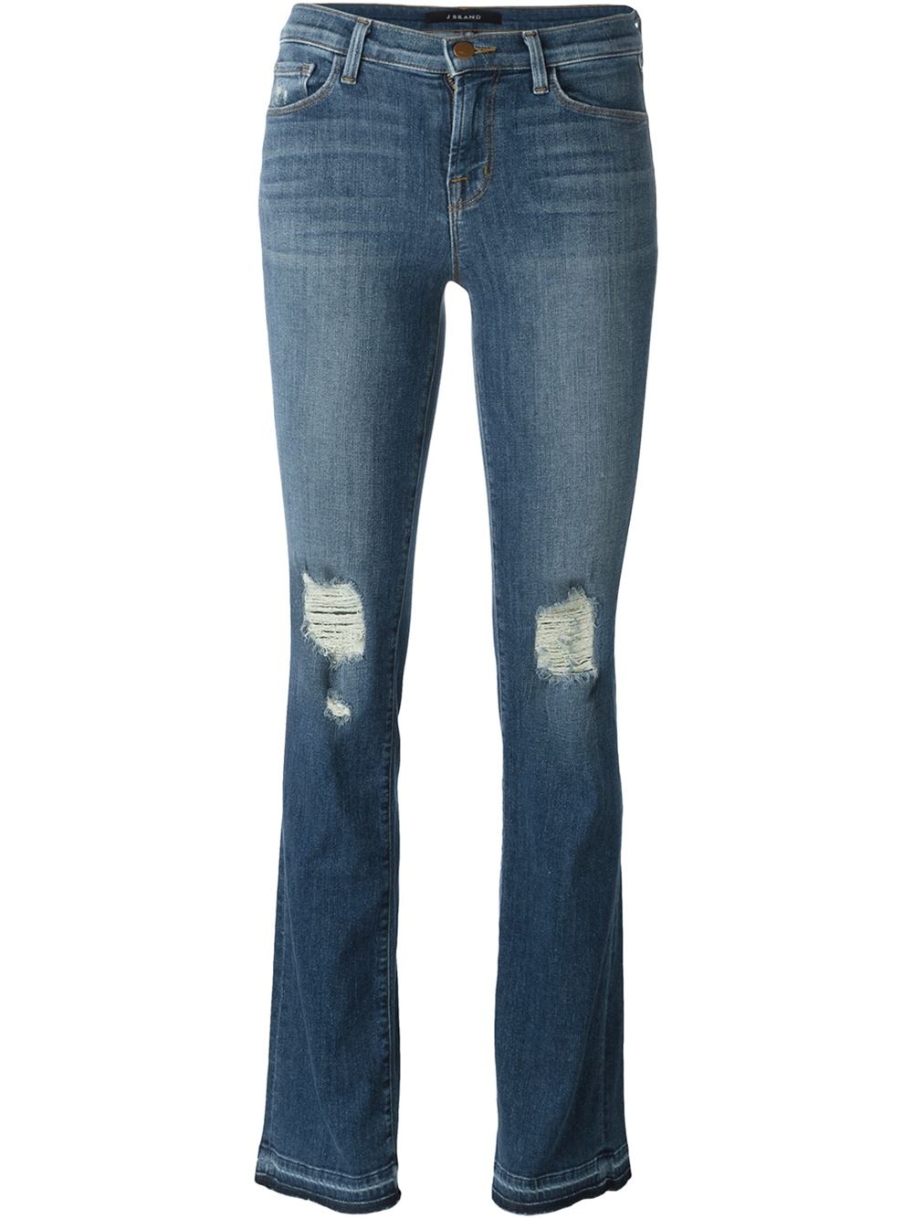 J Brand Distressed Bootcut Jeans £306.00