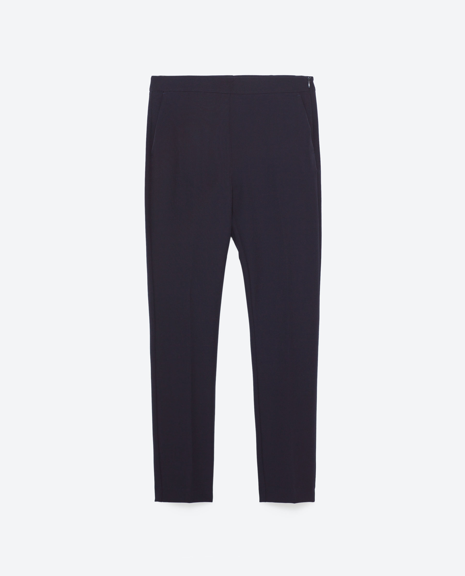 High Waist Navy Trousers at Zara £22.99