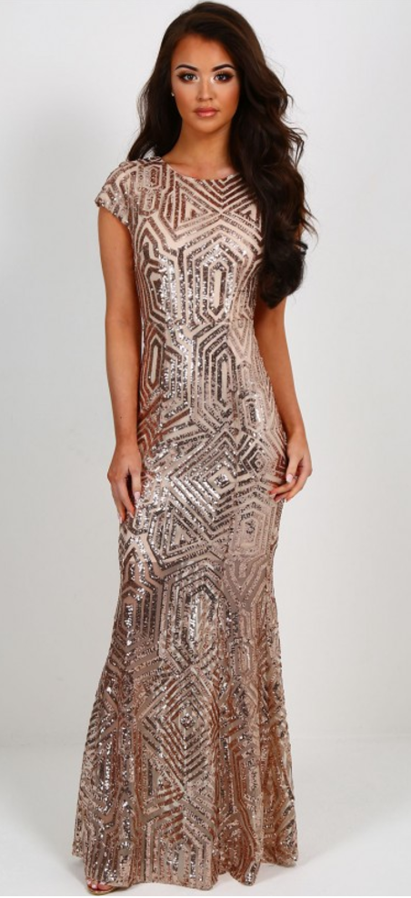 Millionaire Sequin Maxi Dress £79.00 from Pink Boutique