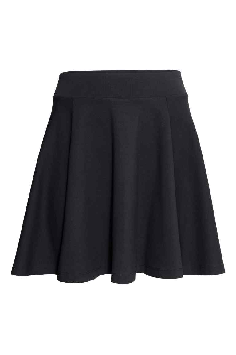 H&M Black Bell Shaped Skirt £7.99