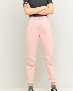 Urban Outfitters BDG Worn Pink Mom Jeans