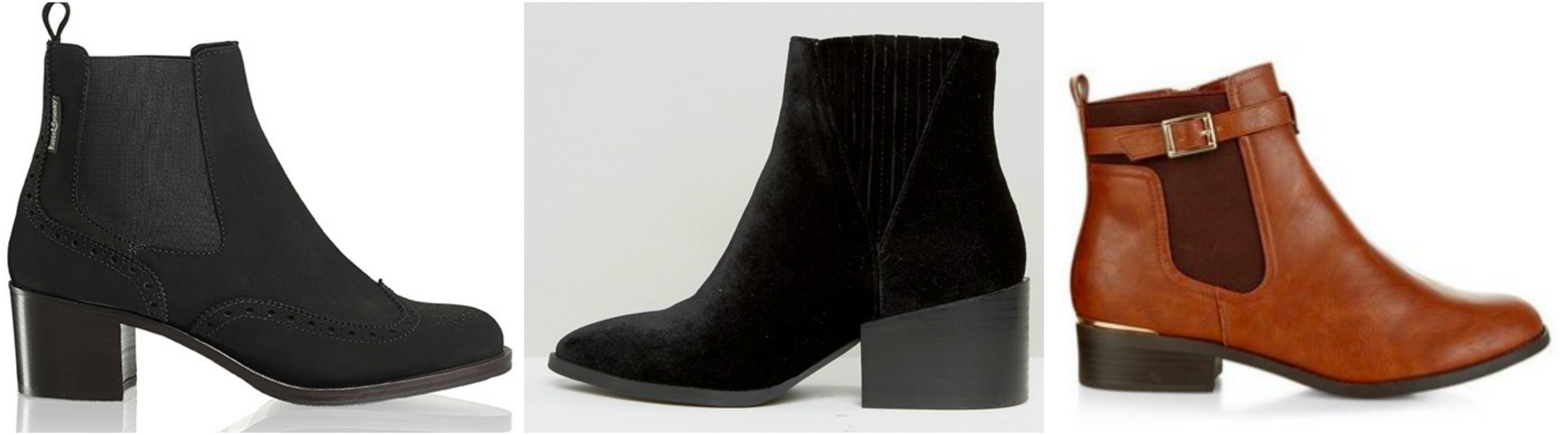 Black and Brown Chelsea Boots