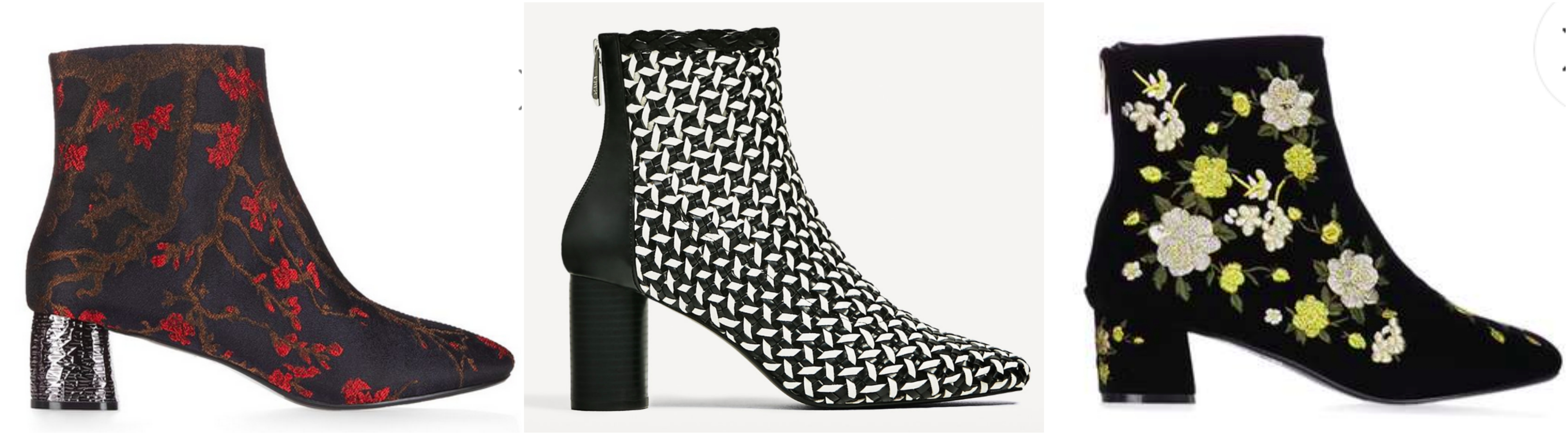 Patterned Chelsea Boots