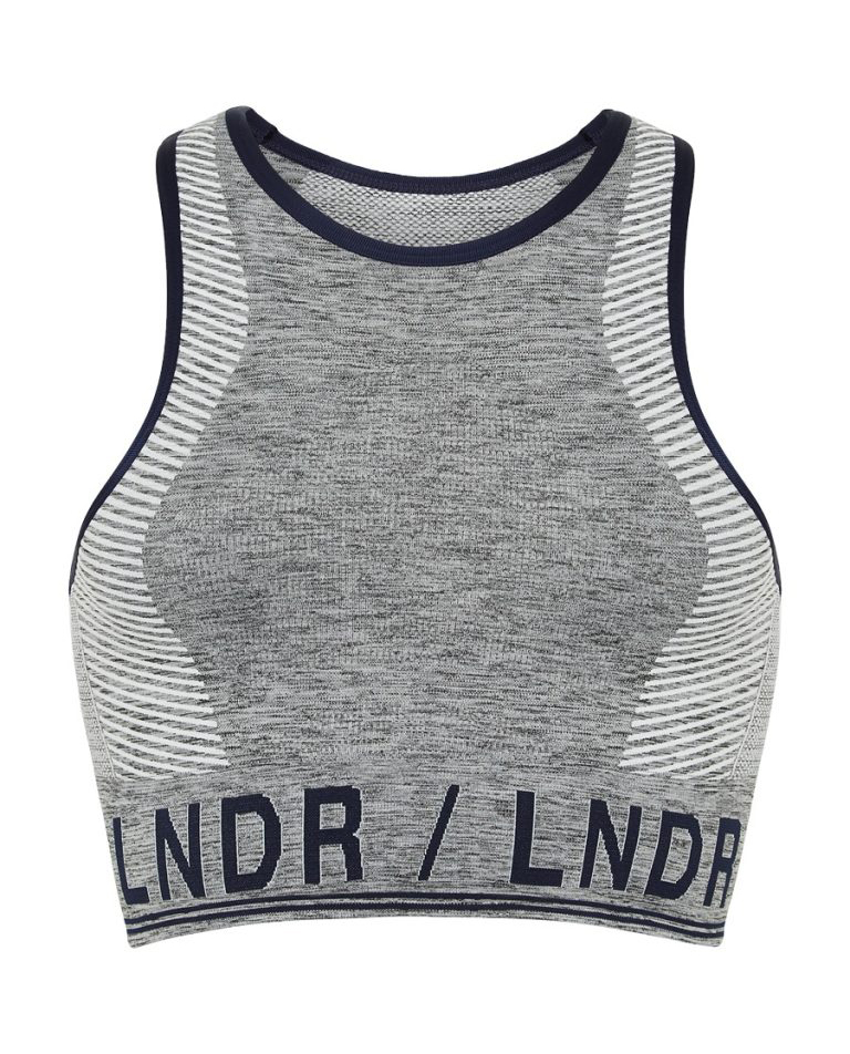 LNDR AERO.01 Sports Bra - Grey Marl £45