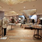 Interior of an Anthropologie store