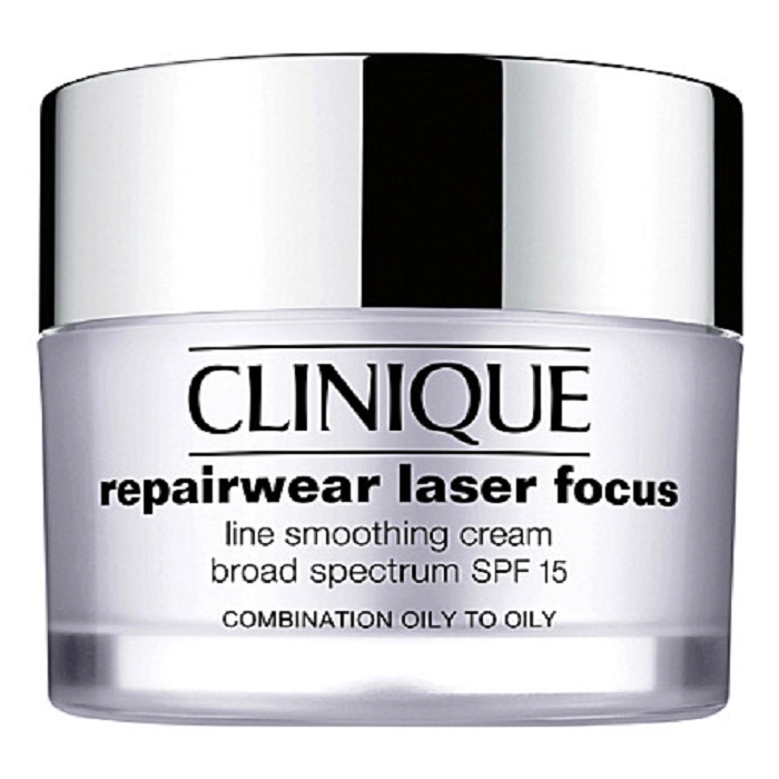 CLINIQUE Repair Wear Laser Focus Night Line Smoothing Cream for Dry Skin