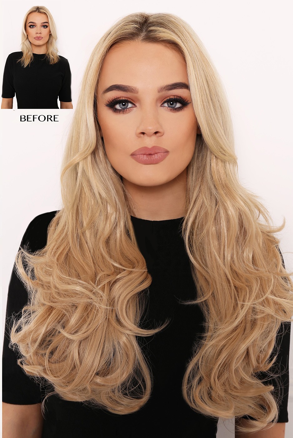 Lullabellz Double Thick Layered Curly Hair Extensions