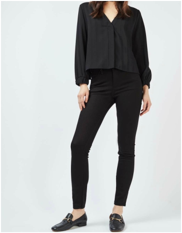 Topshop Calvin Klein 2.0 skinny mid rise black jeans