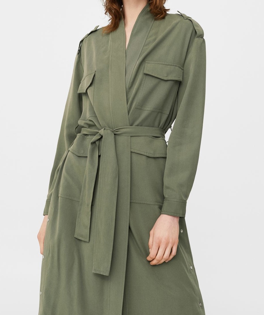 MANGO – Trench Coat – £59.99 Khaki - Trench Coat