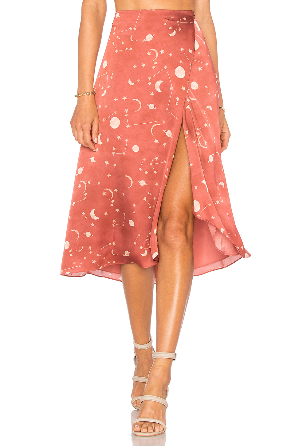 Constellation print skirt