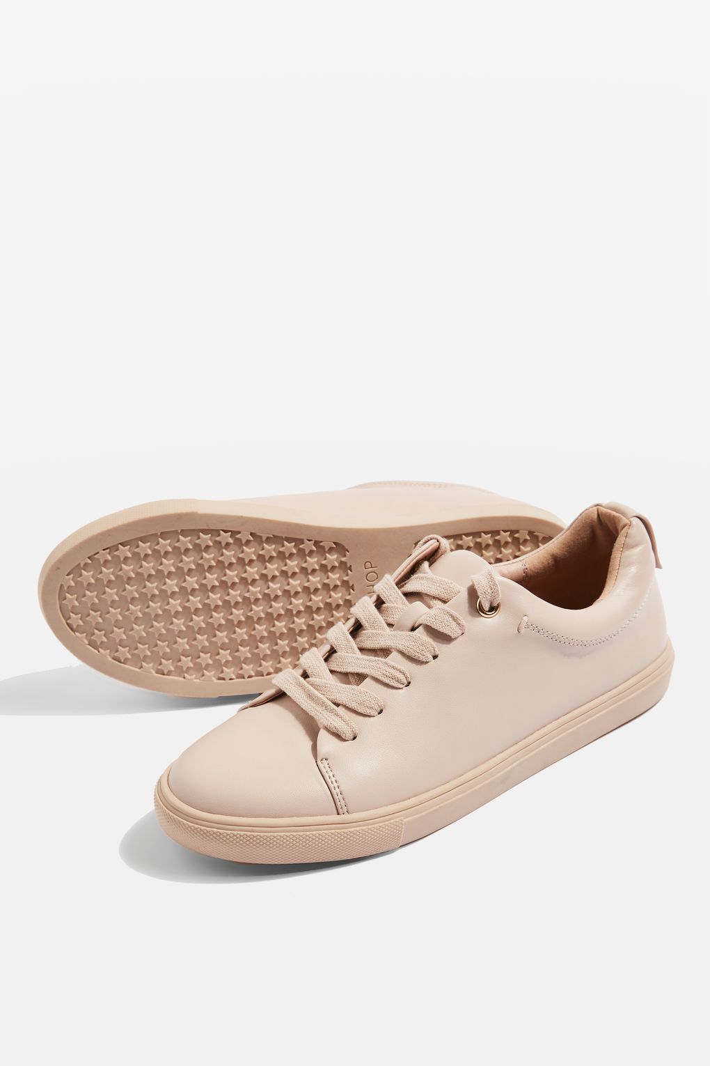 COFFEE Lace Up Trainers