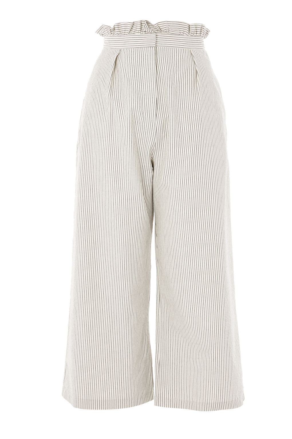 Stripe Ruffle Waist Trousers
