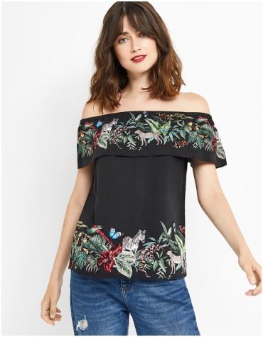 Oasis ZSL Bardot Top £30 Oasis ZSL Bardot Top