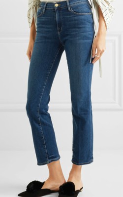 Net-a-Porter FRAME Le High Straight cropped jeans - shop jeans