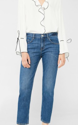 Mango Relaxed crop Cigar jeans - shop jeans