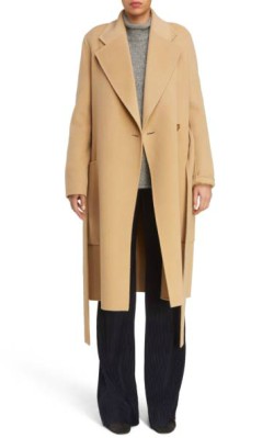 Nordstrom ACNE Studios Carice Double Breasted Coat - $1,450 in camel