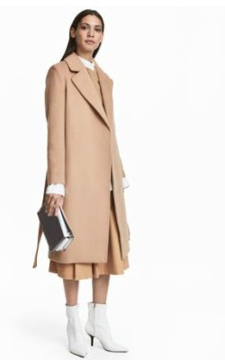 H&M Wool-blend Coat - $129 in camel