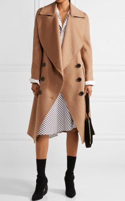 Net-a-Porter Burberry Crewdale camel hair and wool-blend coat - $2,895