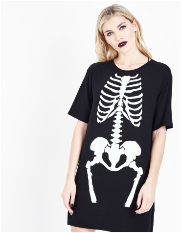 New Look - Skeleton Print Dress