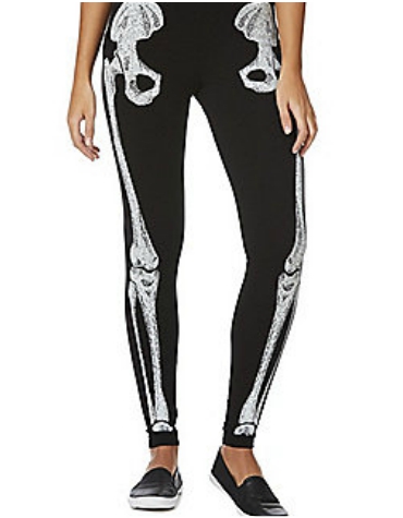Tesco - Halloween skeleton leggings