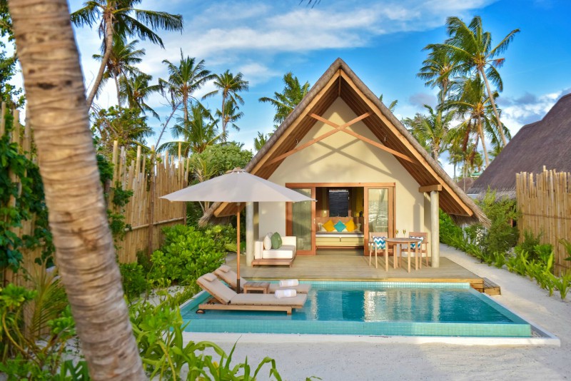 Fushi faru beach pool villa