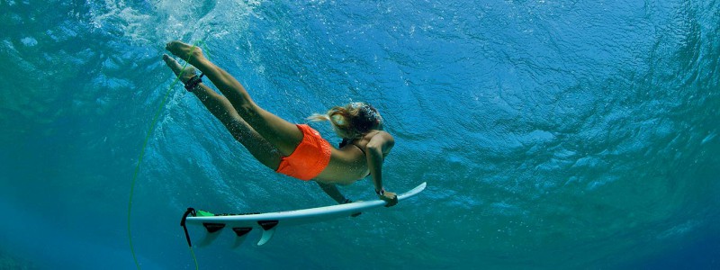 Surfing in the Maldive at Adaaran Resorts
