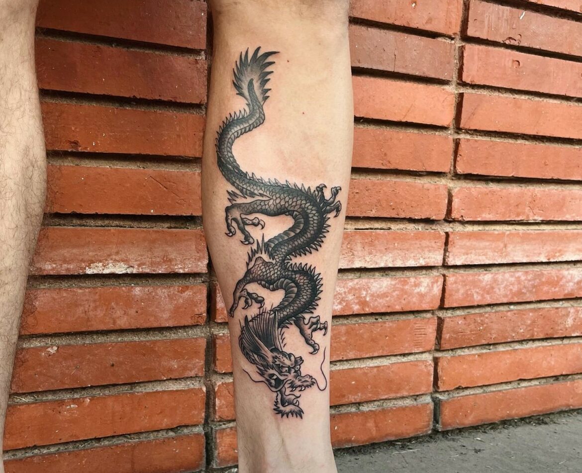 Asian Dragon Tattoo