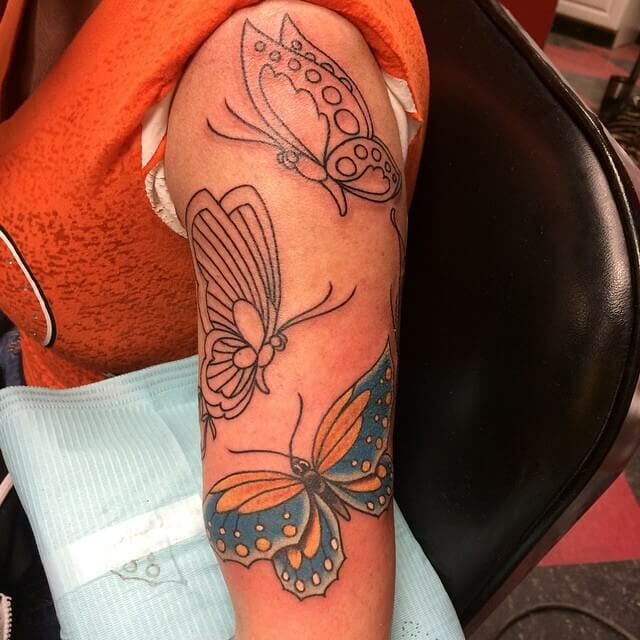 11+ Butterfly Half-Sleeve Tattoo Ideas That Will Blow Your Mind!