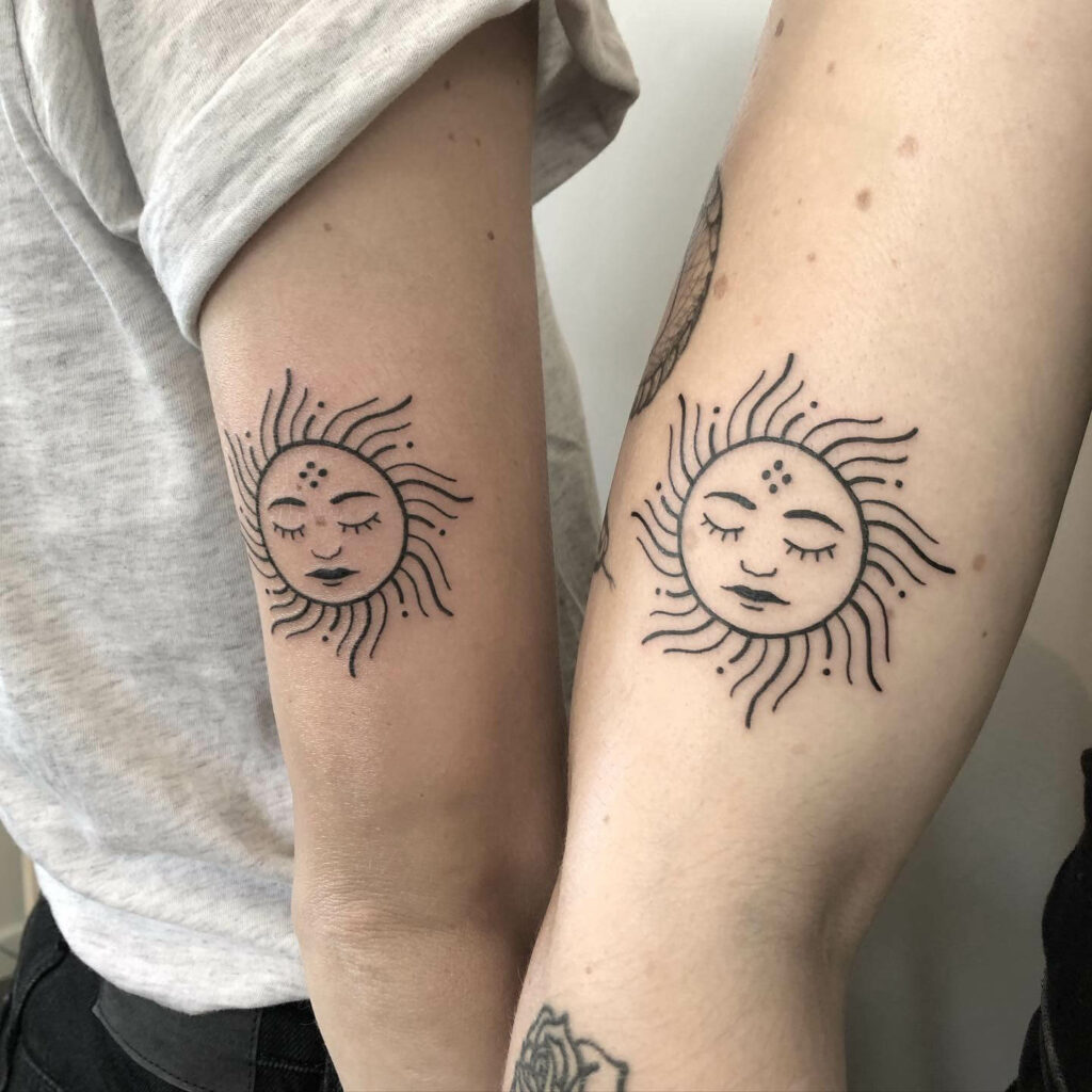 Sunshine Matching Tattoo