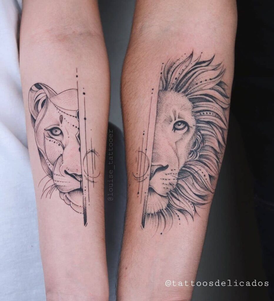 queen lioness tattoo