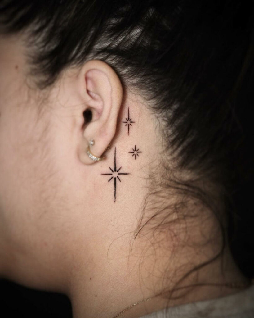 22 Fantastic Star Ear Tattoo  Tattoo Designs  TattoosBagcom