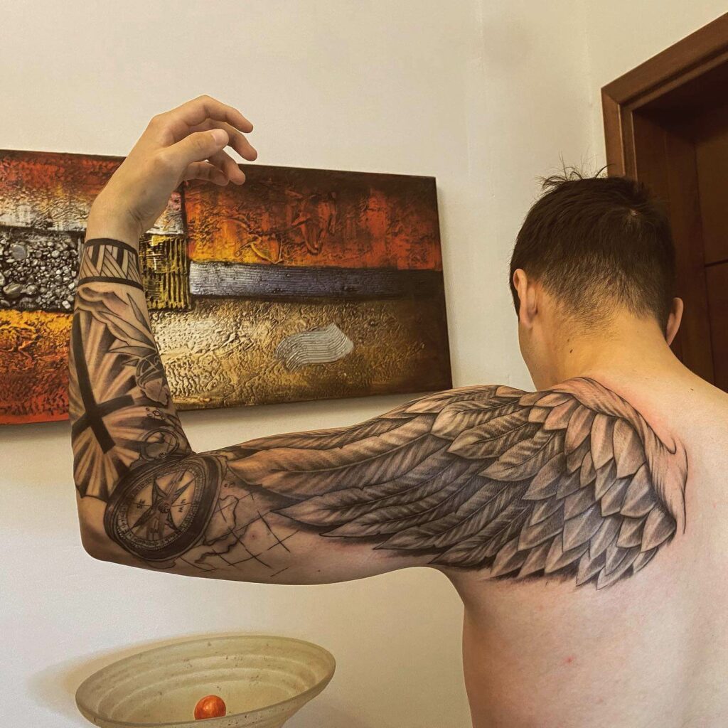 wing arm tattoo ideasTikTok Search