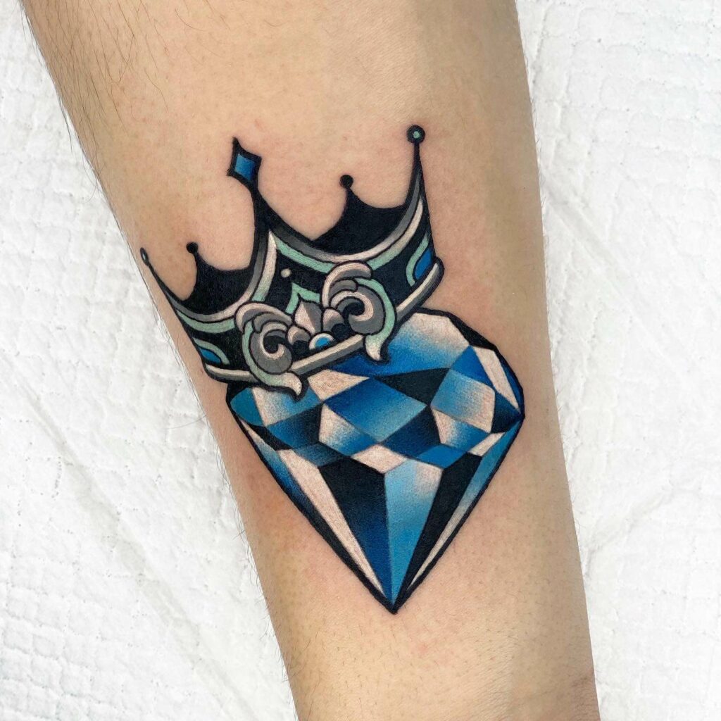 50 Traditional Diamond Tattoo Designs For Men  Jewel Ink Ideas