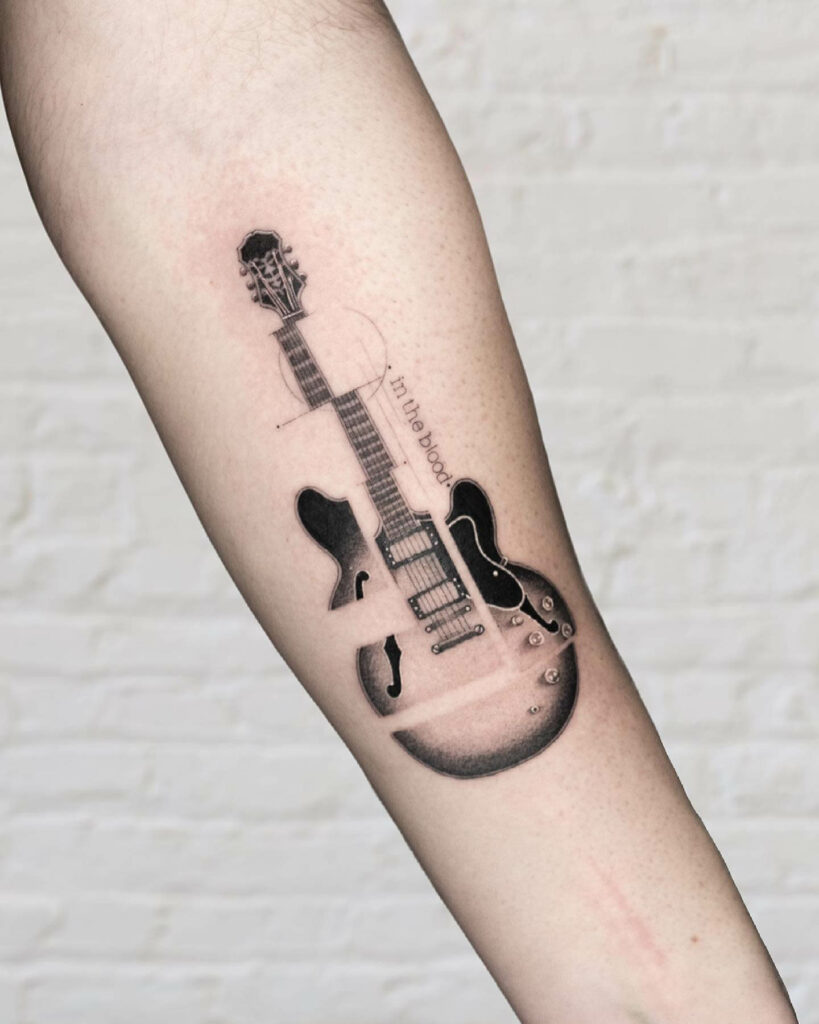 15 Best Guitar Tattoo Designs with Meanings | Styles At Life