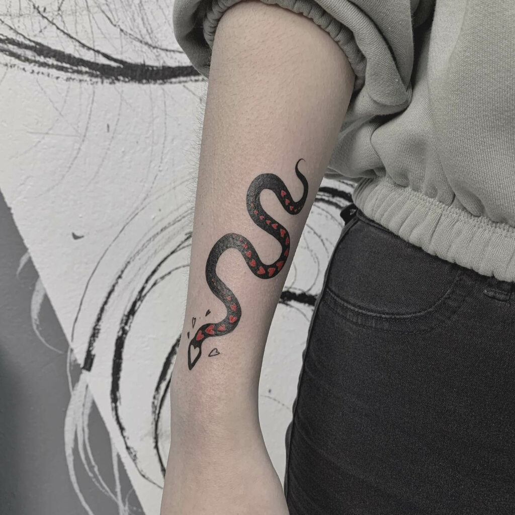 Innovative Snake Tattoo