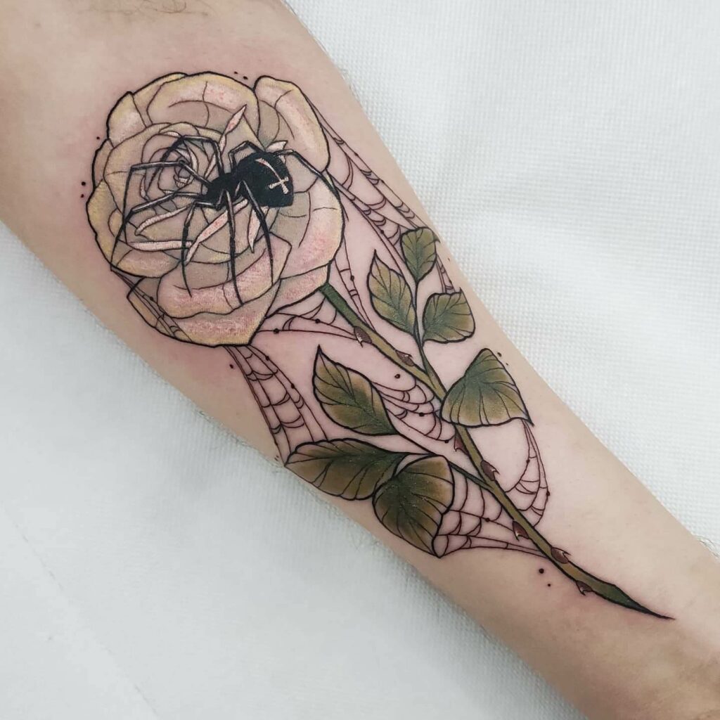 White Rose Tattoo