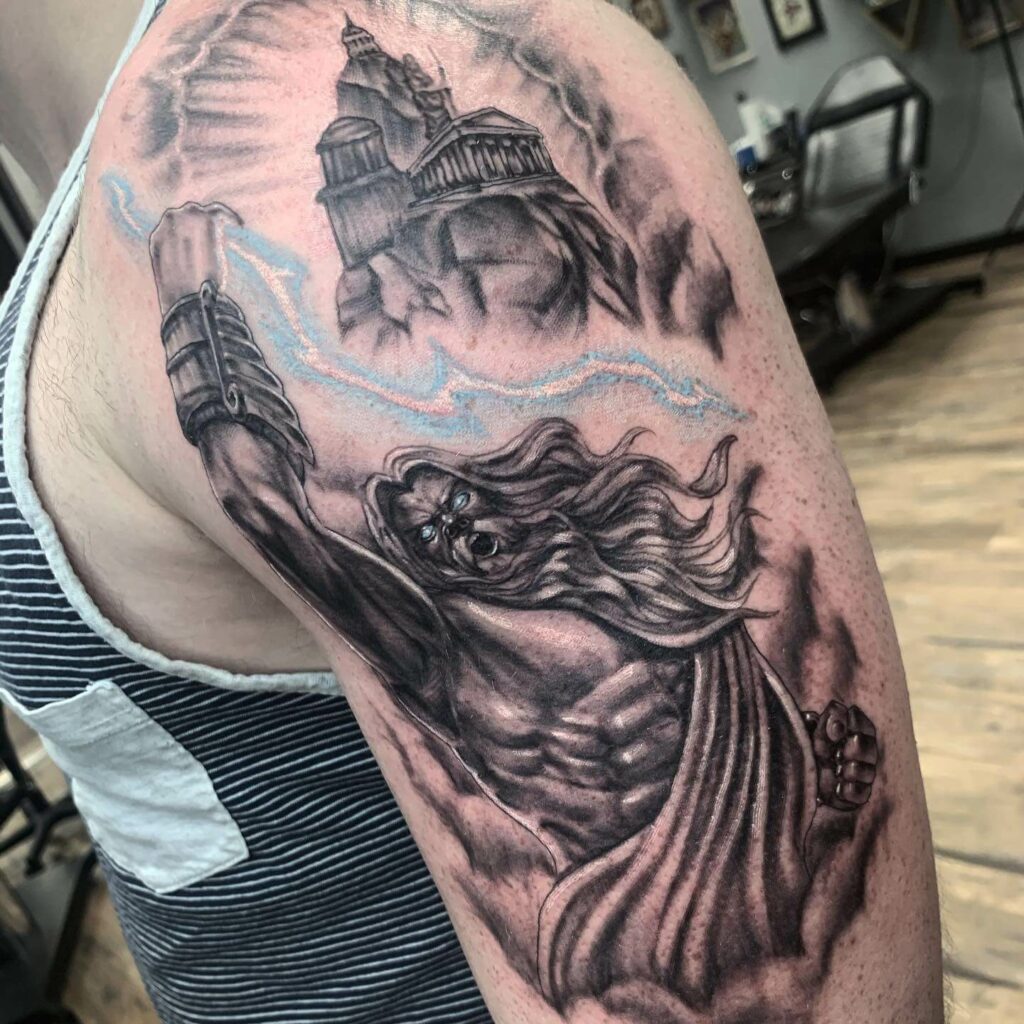 The Might Of Zeus Olympus Tattoo
