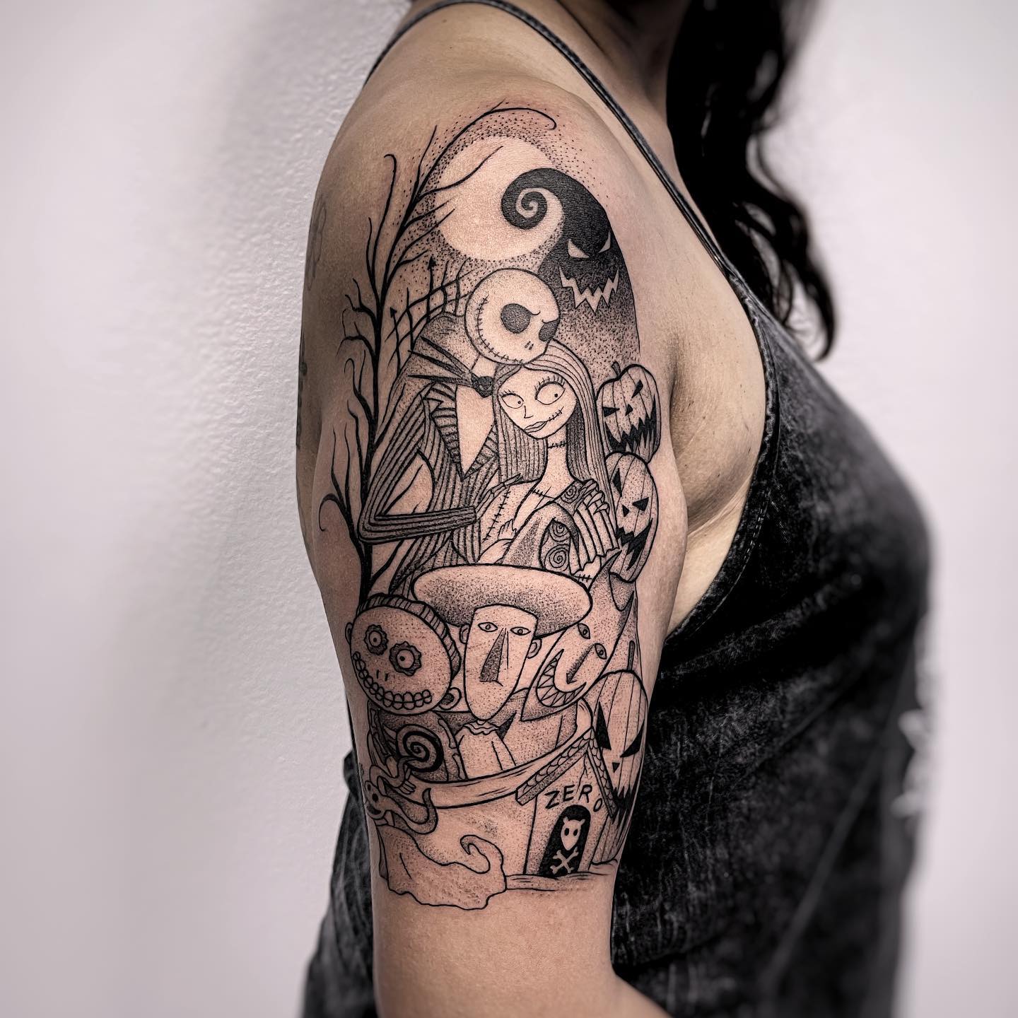 33 Nightmare Before Christmas Tattoo Ideas for 2024
