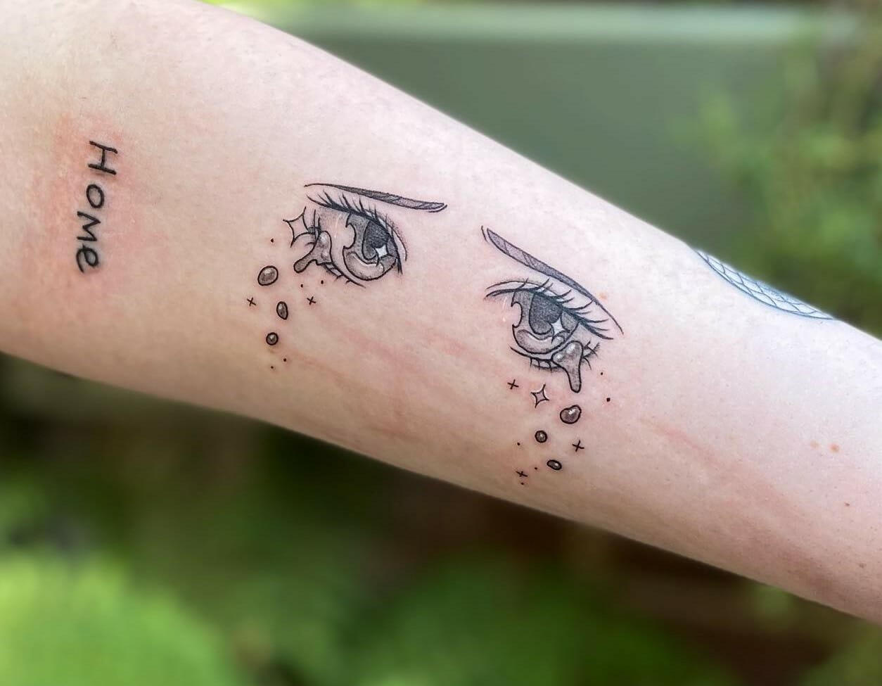Margaret Chos Lovers Eye Arm Tattoo  Steal Her Style