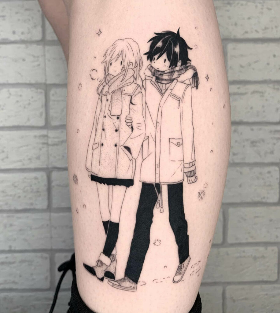 Leg Miyamura Tattoo