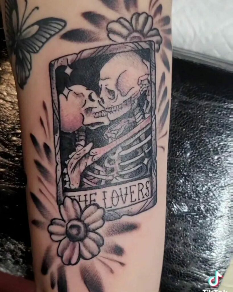 the lovers tarot card tattoo