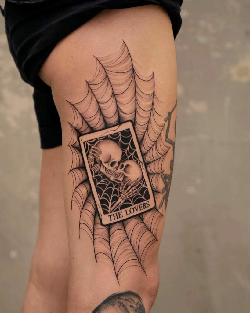 the lovers tarot card tattoo