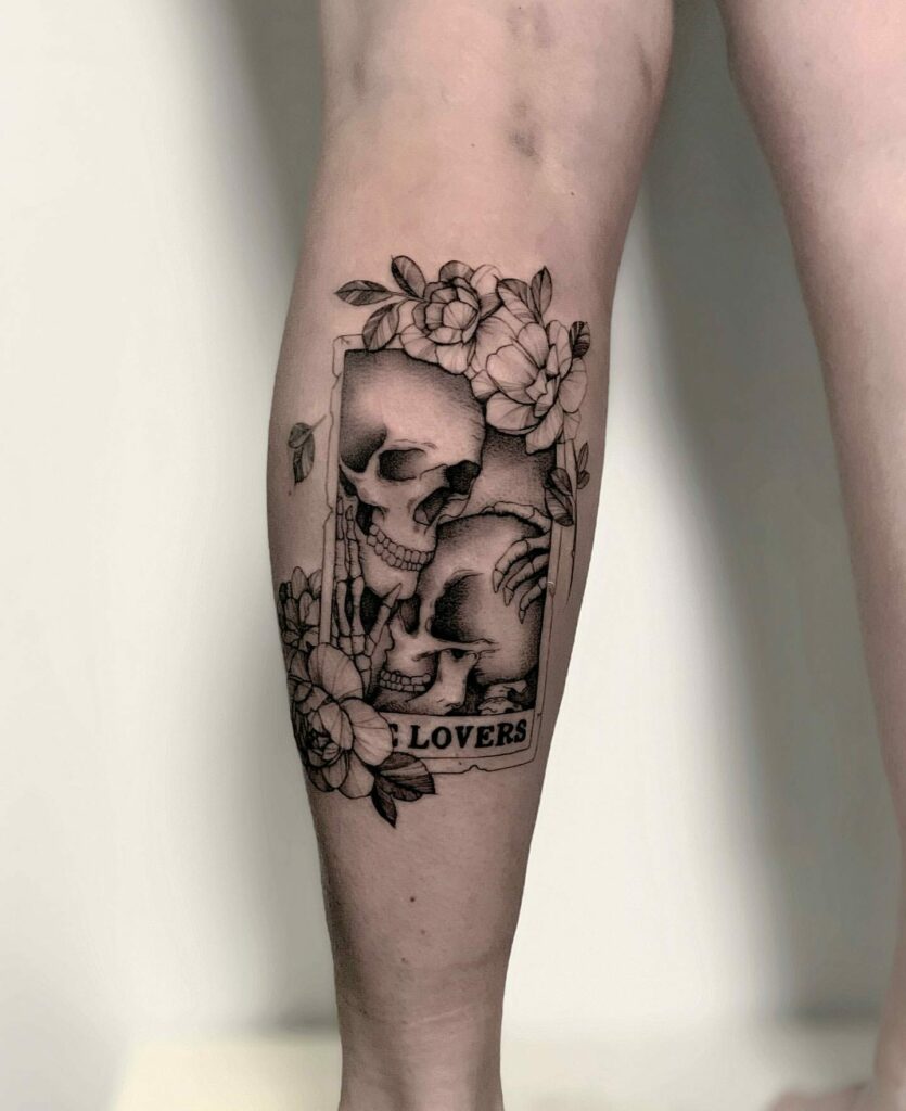 the lovers tarot card tattoo