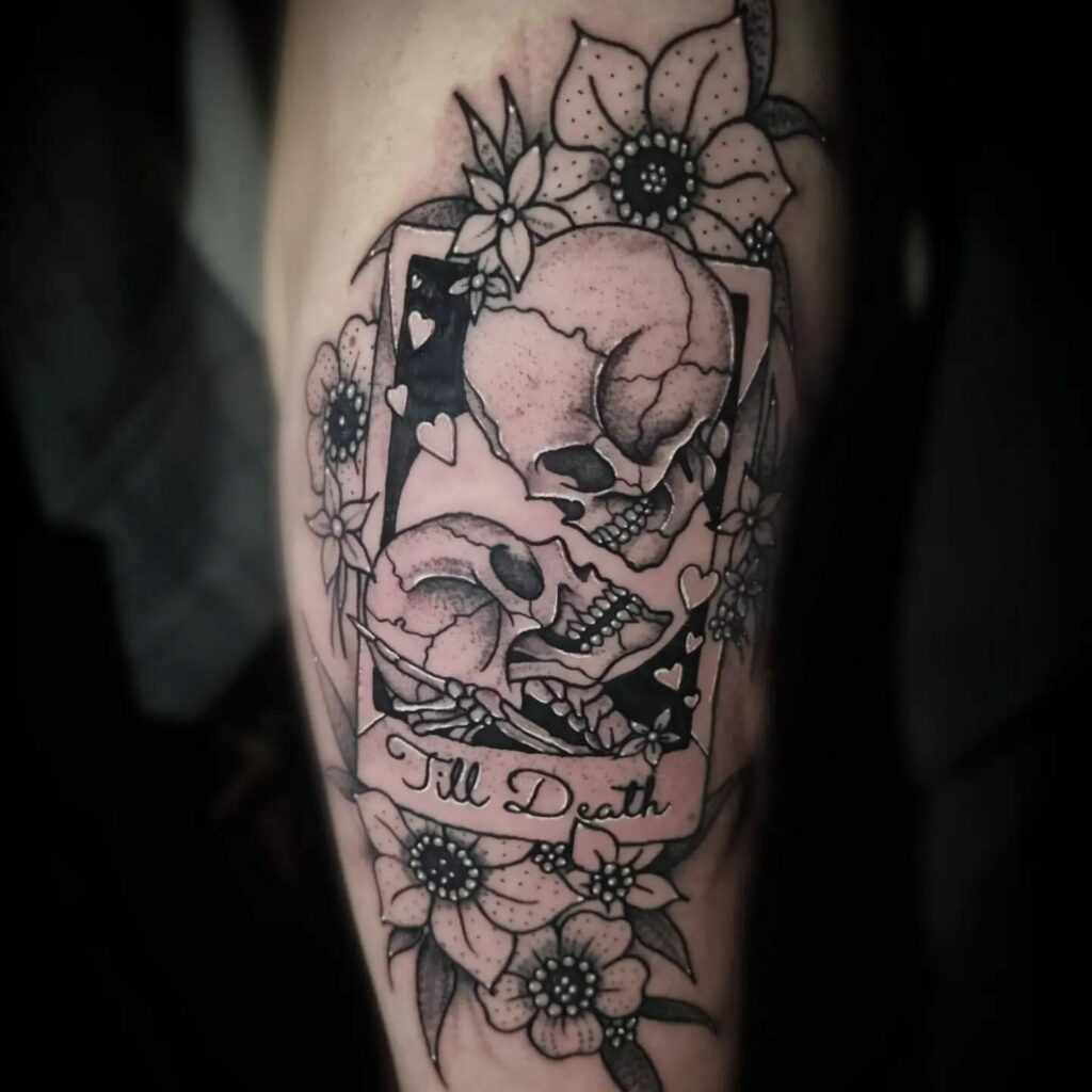 the lovers tarot card tattoo