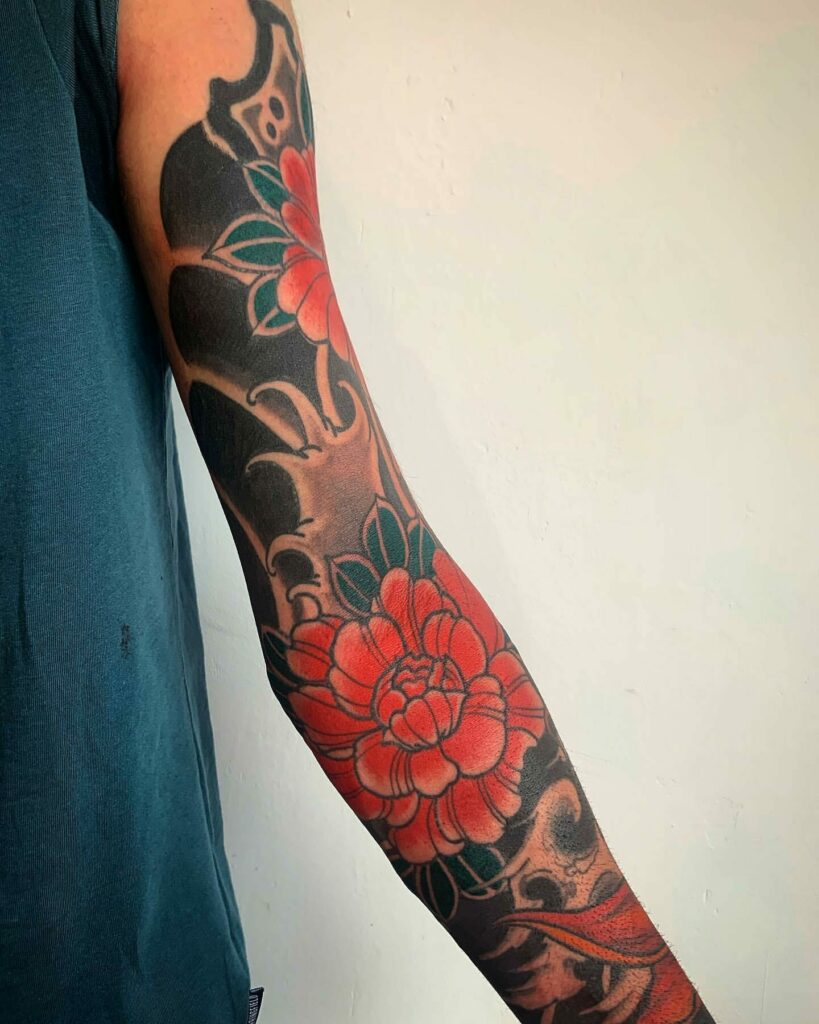 Sleeve Cover Up Tattoo